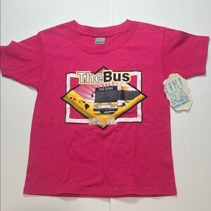 Honolulu Hawaii The Bus Hot Pink Graphic T-Shirt 6 NWOT